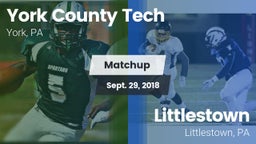 Matchup: York County Tech vs. Littlestown  2018