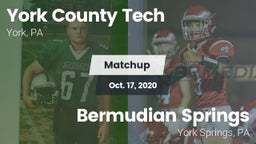 Matchup: York County Tech vs. Bermudian Springs  2020