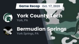 Recap: York County Tech  vs. Bermudian Springs  2020