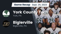 Recap: York County Tech  vs. Biglerville  2023