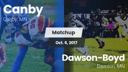 Matchup: Canby vs. Dawson-Boyd  2017