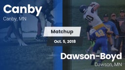 Matchup: Canby vs. Dawson-Boyd  2018