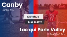 Matchup: Canby vs. Lac qui Parle Valley  2019