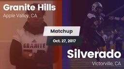 Matchup: Granite Hills vs. Silverado  2017