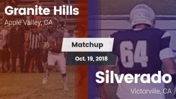 Matchup: Granite Hills vs. Silverado  2018