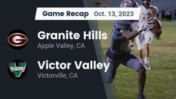 Recap: Granite Hills  vs. Victor Valley  2023