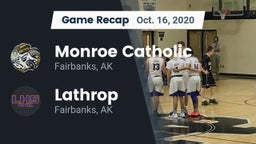 Recap: Monroe Catholic  vs. Lathrop  2020