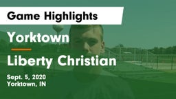 Yorktown  vs Liberty Christian Game Highlights - Sept. 5, 2020
