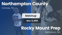 Matchup: Northampton vs. Rocky Mount Prep  2016