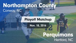 Matchup: Northampton vs. Perquimans  2016