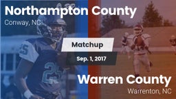 Matchup: Northampton vs. Warren County  2017