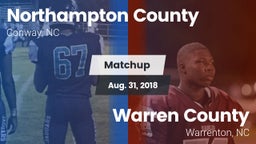 Matchup: Northampton vs. Warren County  2018