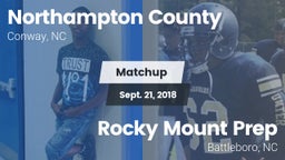 Matchup: Northampton vs. Rocky Mount Prep  2018
