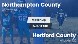 Matchup: Northampton vs. Hertford County  2019