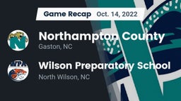 Recap: Northampton County  vs. Wilson Preparatory School 2022
