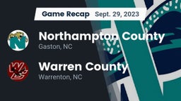 Recap: Northampton County  vs. Warren County  2023
