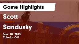 Scott  vs Sandusky  Game Highlights - Jan. 28, 2023