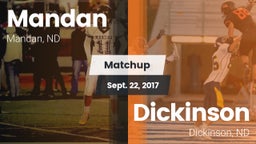 Matchup: Mandan vs. Dickinson  2017