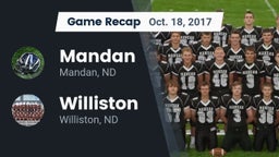 Recap: Mandan  vs. Williston  2017