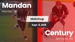 Matchup: Mandan vs. Century  2018