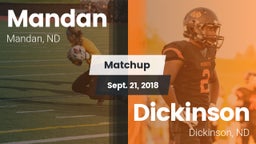 Matchup: Mandan vs. Dickinson  2018