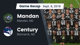 Recap: Mandan  vs. Century  2018