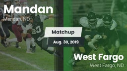 Matchup: Mandan vs. West Fargo  2019