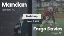 Matchup: Mandan vs. Fargo Davies  2019