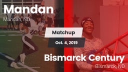 Matchup: Mandan vs. Bismarck Century  2019