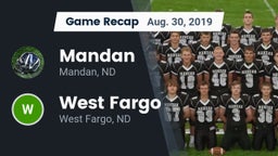 Recap: Mandan  vs. West Fargo  2019