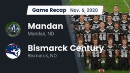 Recap: Mandan  vs. Bismarck Century  2020