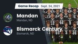 Recap: Mandan  vs. Bismarck Century  2021