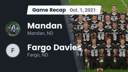 Recap: Mandan  vs. Fargo Davies  2021