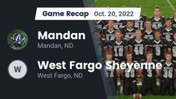 Recap: Mandan  vs. West Fargo Sheyenne  2022