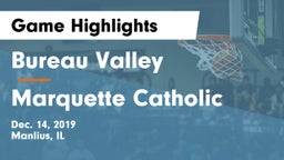 Bureau Valley  vs Marquette Catholic  Game Highlights - Dec. 14, 2019