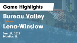 Bureau Valley  vs Lena-Winslow  Game Highlights - Jan. 29, 2022