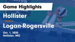 Hollister  vs Logan-Rogersville  Game Highlights - Oct. 1, 2020