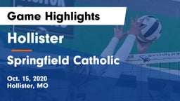 Hollister  vs Springfield Catholic  Game Highlights - Oct. 15, 2020