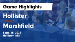 Hollister  vs Marshfield  Game Highlights - Sept. 19, 2023