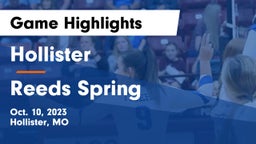 Hollister  vs Reeds Spring  Game Highlights - Oct. 10, 2023