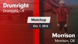 Matchup: Drumright vs. Morrison  2016