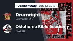 Recap: Drumright  vs. Oklahoma Bible Academy 2017