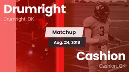 Matchup: Drumright vs. Cashion  2018