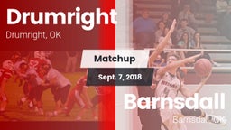 Matchup: Drumright vs. Barnsdall  2018