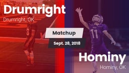 Matchup: Drumright vs. Hominy  2018
