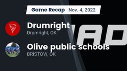 Recap: Drumright  vs. Olive public schools 2022