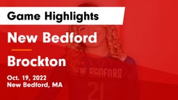 New Bedford  vs Brockton  Game Highlights - Oct. 19, 2022