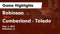 Robinson  vs Cumberland  - Toledo Game Highlights - Feb. 4, 2019