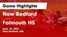 New Bedford  vs Falmouth HS Game Highlights - Sept. 29, 2023