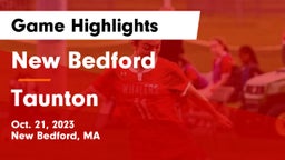 New Bedford  vs Taunton  Game Highlights - Oct. 21, 2023